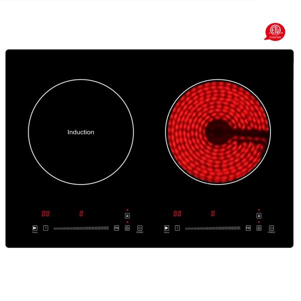 Induction Hob And Ceramic Hob Combination Electric Cooktops - Image 2