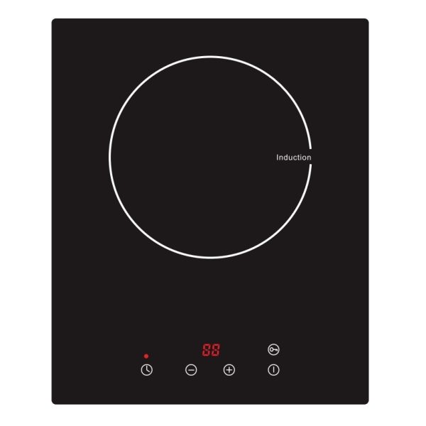 Single Burner Induction Cooktops with Black Glass In Black With Booster 2200W - Image 9