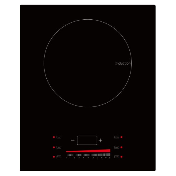 Black Crystal Panel 4-hour Timer 2800w Induction Hob - Image 2