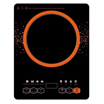 Sensor Touch Control Black Glass Induction Burner Portable Slim Induction Cooktop