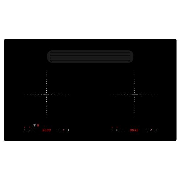 Flexi Zone Built-in Electric Vitro Ceramic Cooktop With Ventilation - Image 3