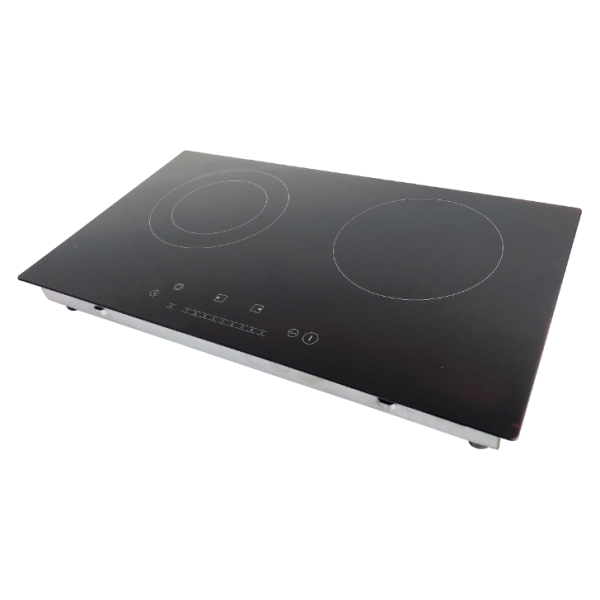 Horizontal 73cm Built-in 2 Zones Vitro Ceramic Cooker Hob