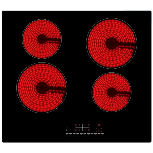 4 burner ceramic elements electric vitroceramica cooktops