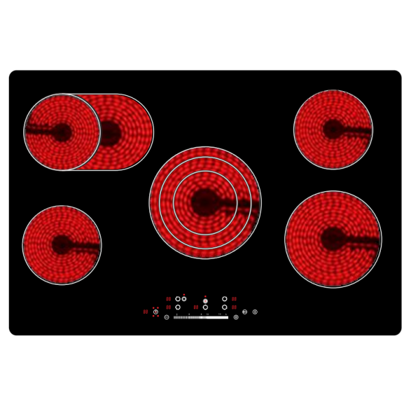 5 Plate Electric Flat Cooktop 36 Inches Electric Ceramic Cooktops