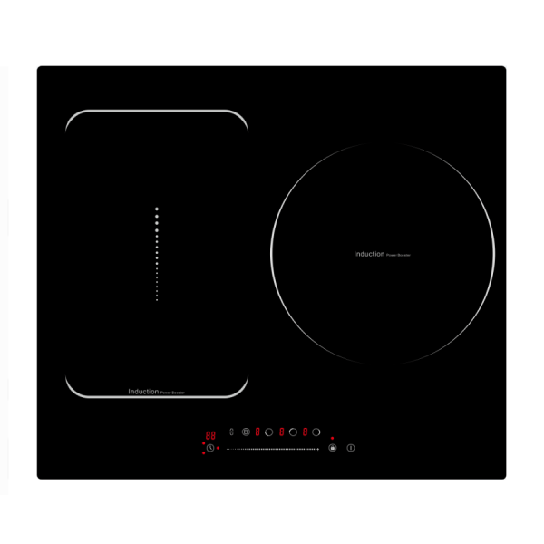 Horizontal Hob TUYA Control Half-Bridge Hob Crystal Glass For Induction Cooker