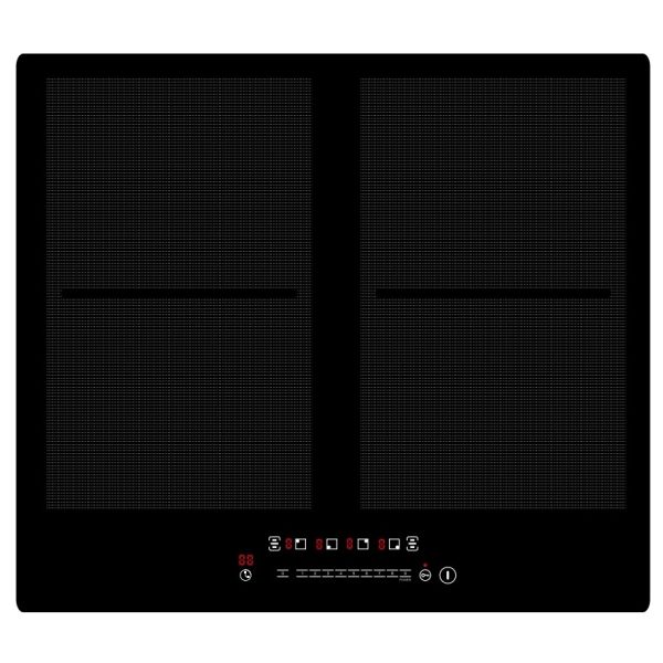 Square Cooking Zone Electric 3 Burner Flexible Induction Cooktop - Image 3