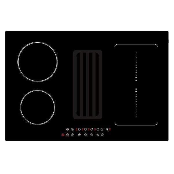 Flexi Zone Built-in Electric Vitro Ceramic Cooktop With Ventilation - Image 6